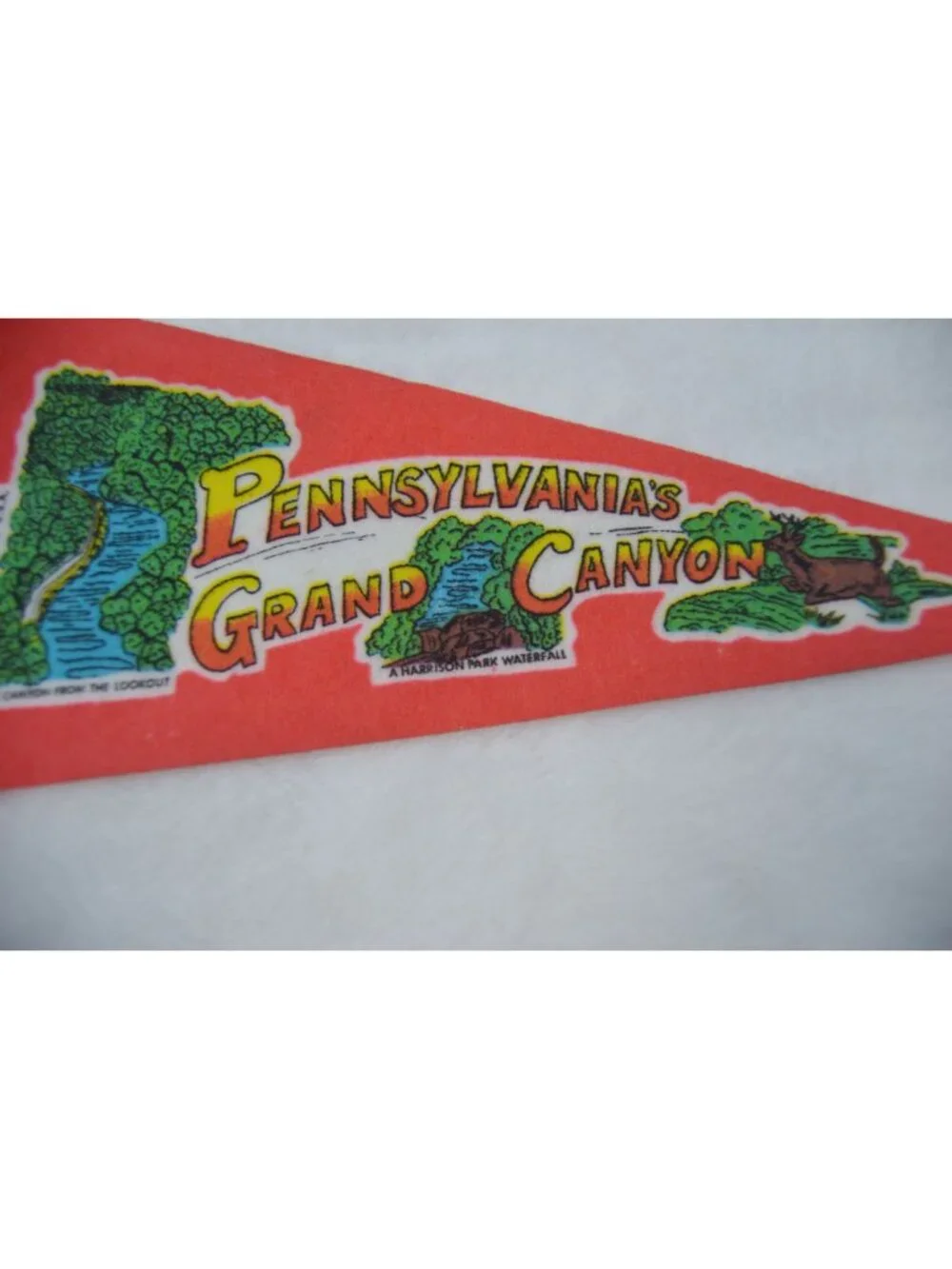 Vintage Pennsylvania's Grand Canyon pennant